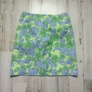 Lilly Pulitzer VTG Floral Skirt Size 2